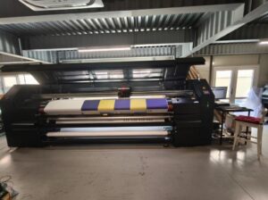 Digital printer in 3200mm and calender